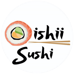 Oishii Sushi logo.